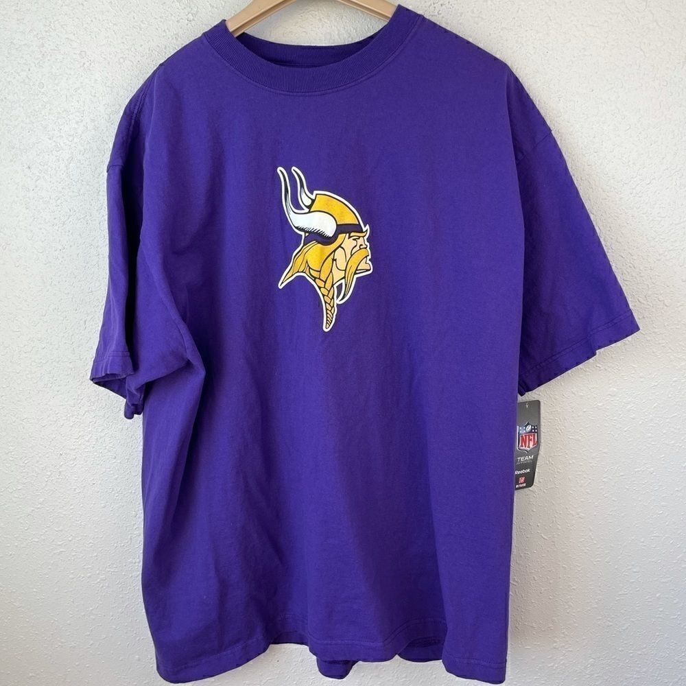 NWT Reebok Vikings Brett Favre #4 T-Shirt Size XL
